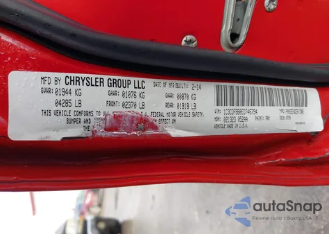 2014 Dodge Dart Sxt z USA, uszkodzony, nr VIN 1C3CDFBB0ED746794